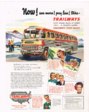 Trailways Thru-Buses Transportation Advertisement