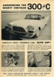1957 Chrysler 300C Advertisement