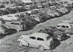 1940 - Parking lot located in San Diego, CA. 