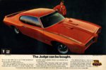 1969 Pontiac GTO Judge Advertisement