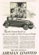 1928 Franklin Airman Limited Old Ad