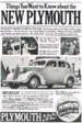 1936 Plymouth Advertisement