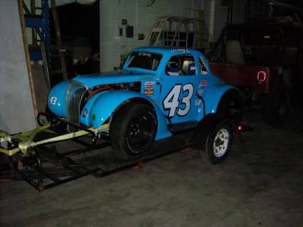 1937 Chevy Coupe Legends Race Car Like new only 5