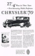1927 Chrysler 70 Advertisement