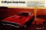 1971 Plymouth Road Runner Advertisement