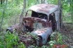 Rusty Old Chevrolet Panel Truck