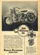 1954 Harley Davidson Hydra-Glide Advertisement