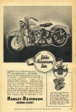 1953 Harley Davidson Motorcycle Advertisement