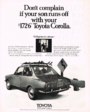 1970 Toyota Corolla Ad