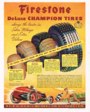 1946 Firestone DeLuxe Champion Tires Ad