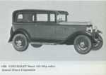 1930 Chevrolet Model AD 26hp Sedan