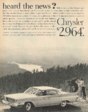 1961 Chrysler Newport Advertisement