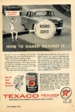 1958 Texaco Gasoline Advertisement