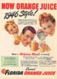 1946 Florida Orange Juice Ad