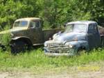 Pair of Rusty Trucks