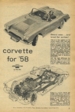 1958 Chevrolet Corvette Advertisement
