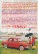 1959 Renault Dauphine Advertisement