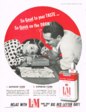 1956 L and M Cigarette Advertisement