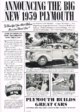 Announcing the Big New 1939 Plymouth