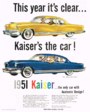 1951 Kaiser DeLuxe Ad