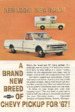 1967 Chevrolet C10 Pickup Advertisement