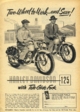 1951 Harley Davidson 125 Motorcycle Advertisement