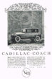 1925 Cadillac Coach V-63 Advertisement