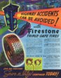 1937 Firestone Triple Safe Tires Ad