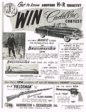 1953 Win a Cadillac Contest Ad