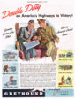 1942 Greyhound Bus Transportation Ad