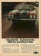 1970 Chevrolet Chevelle SS Advertisement