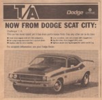 1970 Dodge Challenger TA Introduction Ad