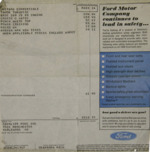1966 Ford Mustang Window Sticker