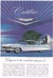1960 Cadillac Deville 4 Door Advertisement
