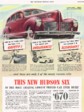 1940 Hudson Six Ad