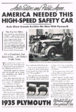 1935 Plymouth World's Safest Low-Priced Car