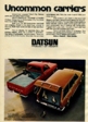Datsun Pickup Advertisement