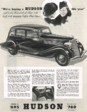 1935 Hudson Eight Old Ad