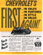 Chevrolet Special Deluxe Sport Sedan Advertisement