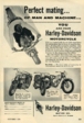 1959 Harley Davidson Motorcycle Advertisement