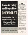 Buy a New Chevrolet Advertisement