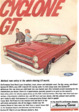 1966 Mercury Comet Cyclone GT Advertisement
