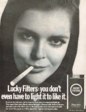 Lucky Filters Cigarette Ad