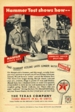 1952 Texaco Gasoline Advertisement
