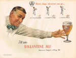 Ballantine Ale Advertisement