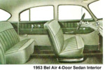 1953 Bel Air 4-Door Sedan Interior
