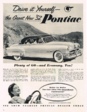 Drive it Yourself the Great New '52 Pontiac