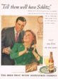 1945 Schlitz Beer Advertisement