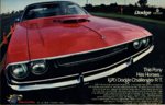 1970 Dodge Challenger Advertisement