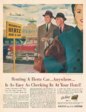 1955 Hertz Rent a Car Advertisement